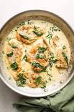What do you eat with chicken Florentine?