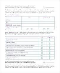 Family Health History Form Template Marvie Co