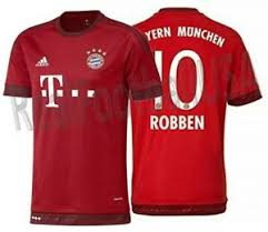 Fc bayern munich adidas home jerseys. Adidas Arjen Robben Bayern Munich Home Jersey 2015 16 Ebay
