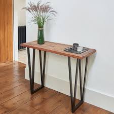 Reclaimed Wood Hallway Console Table