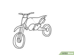 Mulailah dengan membuat sketsa persegi panjang. 4 Cara Untuk Menggambar Sepeda Motor Wikihow