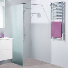 Shower Wall In Frosted Tempered Safety