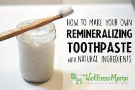 homemade remineralizing toothpaste