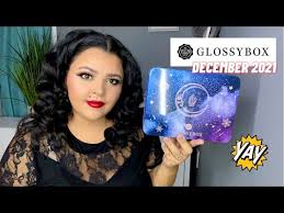 glossybox december 2021 unboxing
