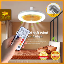 2in1 led ceiling fan with light bedroom