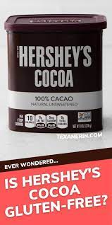 is hershey s cocoa gluten free