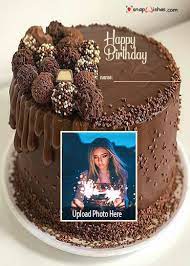 happy birthday chocolate cake with name