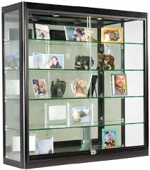Glass Display Case That Is Wall Mounted
