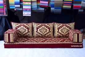 Oriental Floor Sofa Gold Moroccan Home