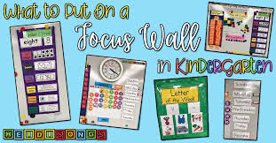What To Put On A Focus Wall In Kindergarten