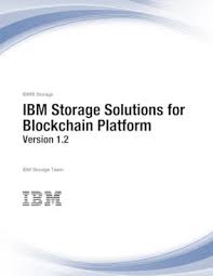 ibm storage solutions for blockchain