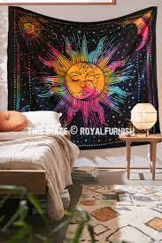 Multicolored Psychedelic Celestial Sun