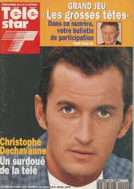 Dechavanne attended the cours hattemer, a private school. Christophe Dechavanne Tele Star Magazine 03 October 1994 Cover Photo France