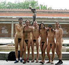 Nude male group