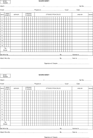 tennis score sheet template free