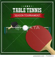 ping pong or table tennis tournament