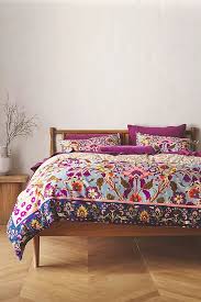 Anthropologie Darby Duvet Cover By