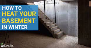 how to heat a basement in winter