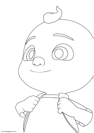 Cocomelon is a series of animated videos of traditional nursery rhymes and children's songs. Cocomelon Coloring Pages Coloring Pages For Kids And Adults