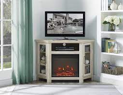 Wood Corner Fireplace Tv Stand