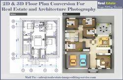 3d floor plan conversion service provider