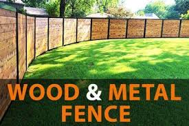Ez fence2go is a professional grade fencing kit conveniently packaged with materials and instructions t o guide even the most inexperienced. Build A Wood And Metal Fence The Easy Way