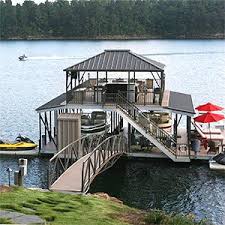 sundeck combo boat docks lake house