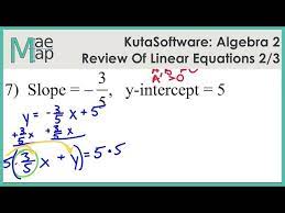 Kuta Algebra 2 Review Of