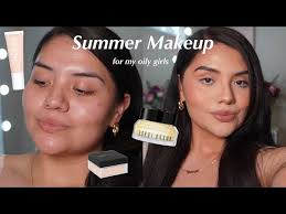 summer makeup for oily skin grwm