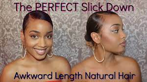 Slick back look using hair pomade 7 Best How To Slick Back Natural Hair Techniques The Blessed Queens