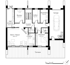 plan maison moderne d architecte