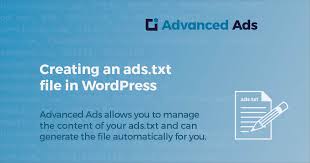 creating an ads txt file in wordpress