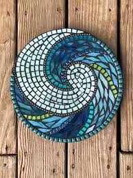 Stained Glass Mosaic Round Wall Hanging