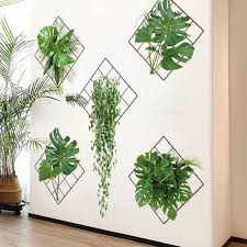 Buy Green Plant Wall Sticker In