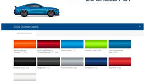 2020 Gt500 Color Palate 2015 Mustang Forum News Blog