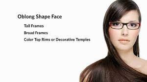 frames for an oblong face shape