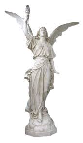 Lifesize Angel Of Light Statue Sculpture