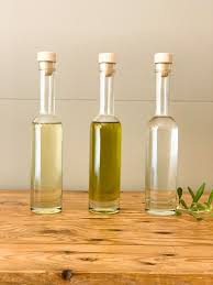 Long Glass Bottles Olive Oil Vinegar