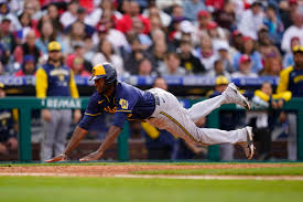 Adames steals home in Brewers' 5-3 win over Phillies