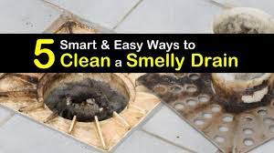 5 Smart Easy Ways To Clean A Smelly Drain