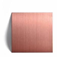 stainless steel rose gold color sheet