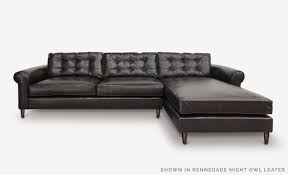 leather sectional chaise sofa