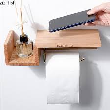 Bathroom Shelf Paper Roll Holder