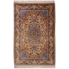 isfahan persian rug very fine 5 7 x 3 7