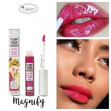 lip gloss thebalm cosmetic magnify