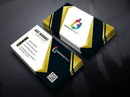 business card design free psd template