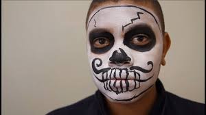 easy boy sugar skull face paint