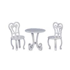 Buy Dolls House White Bistro Table