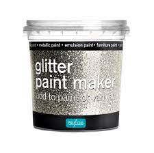 Polyvine Glitter Paint Maker Silver 75g
