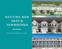 exciting new townhomes in destin florida